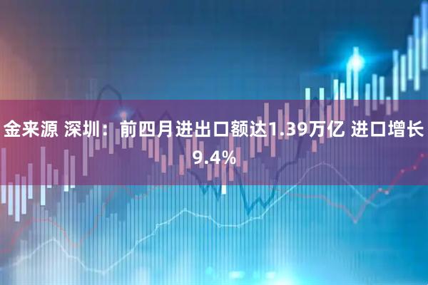 金来源 深圳：前四月进出口额达1.39万亿 进口增长9.4%