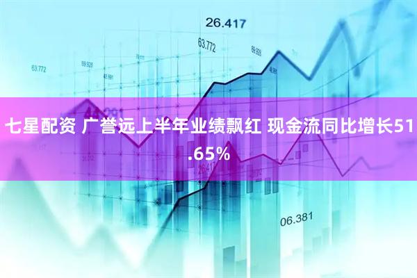 七星配资 广誉远上半年业绩飘红 现金流同比增长51.65%